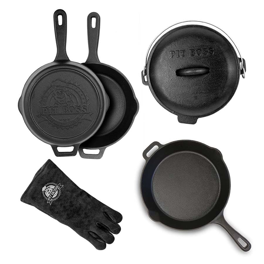 Pit Boss 6-Piece Cast Iron Starter Kit – Cooking Tools