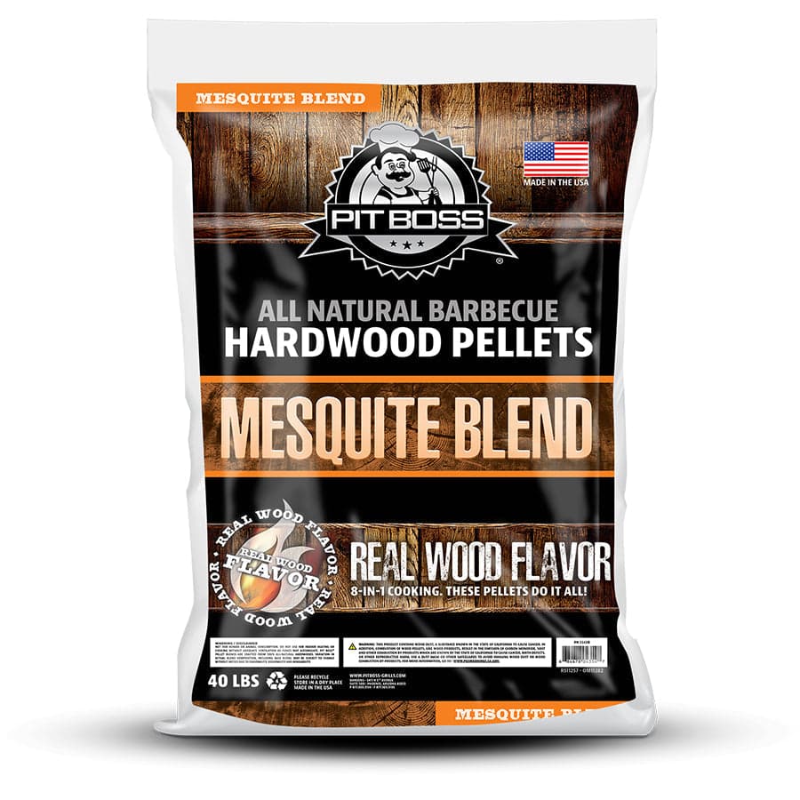 Pit Boss Mesquite Blend Hardwood Pellets – 40 lb – Hardwood Pellets