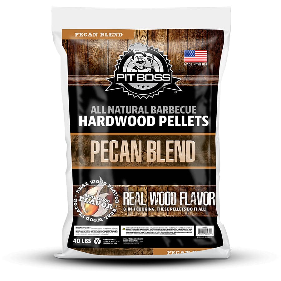 Pit Boss Pecan Blend Hardwood Pellets – 40 lb – Hardwood Pellets