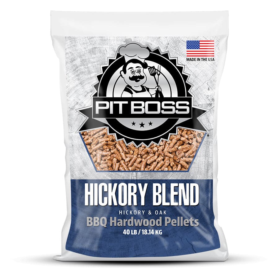 Pit Boss Hickory Blend Hardwood Pellets – 40 lb – Hardwood Pellets