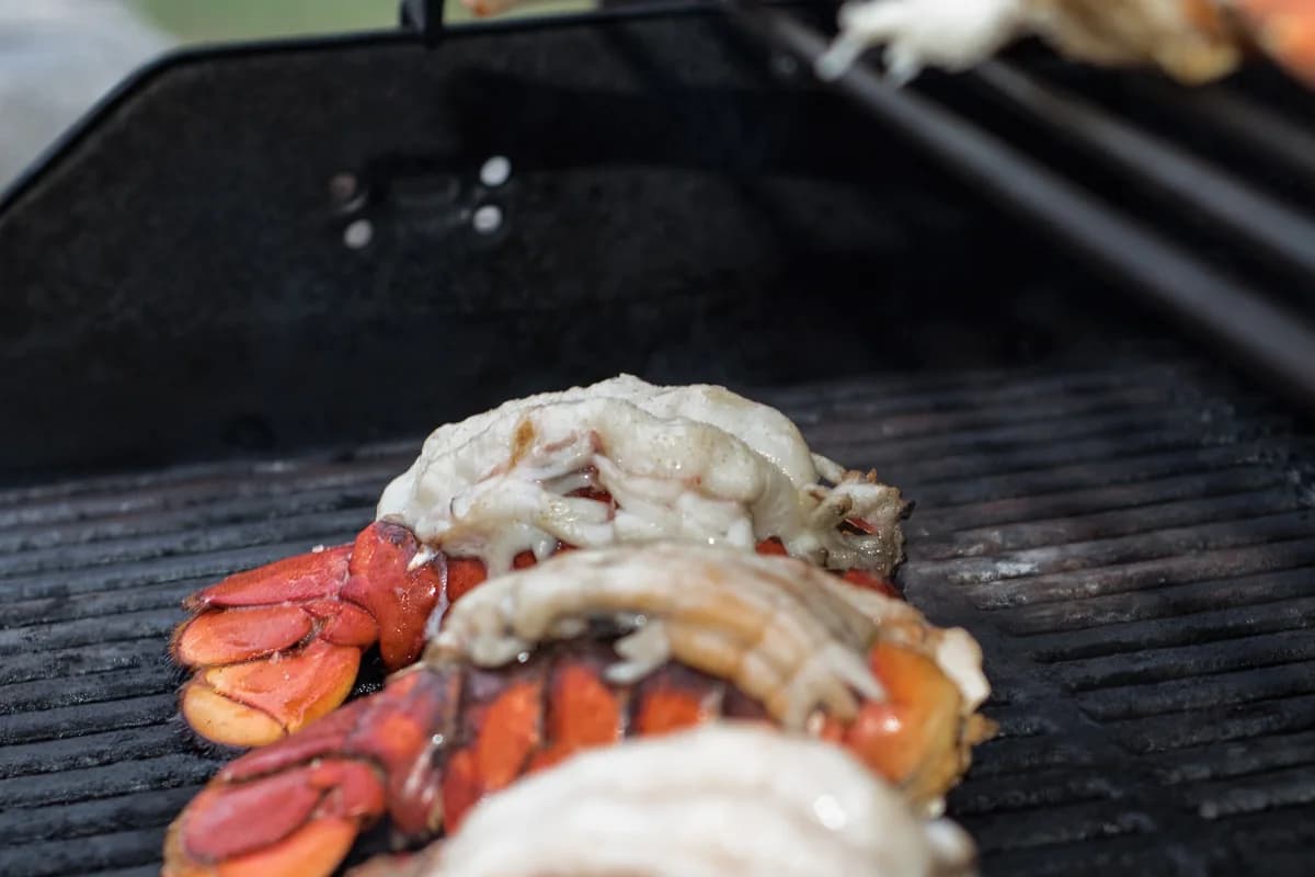 BBQ Lobster with Garlic Butter