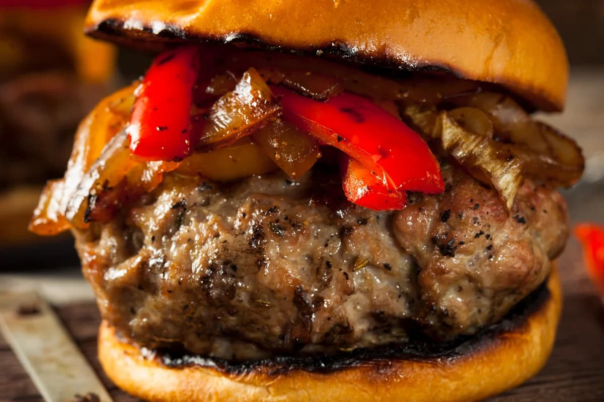 Savory Pork Sausage Patty Burgers