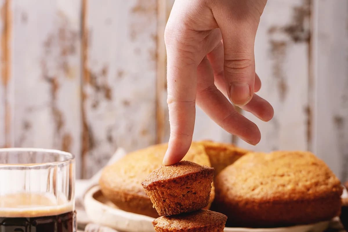 Grilled Honey Cornbread Muffins
