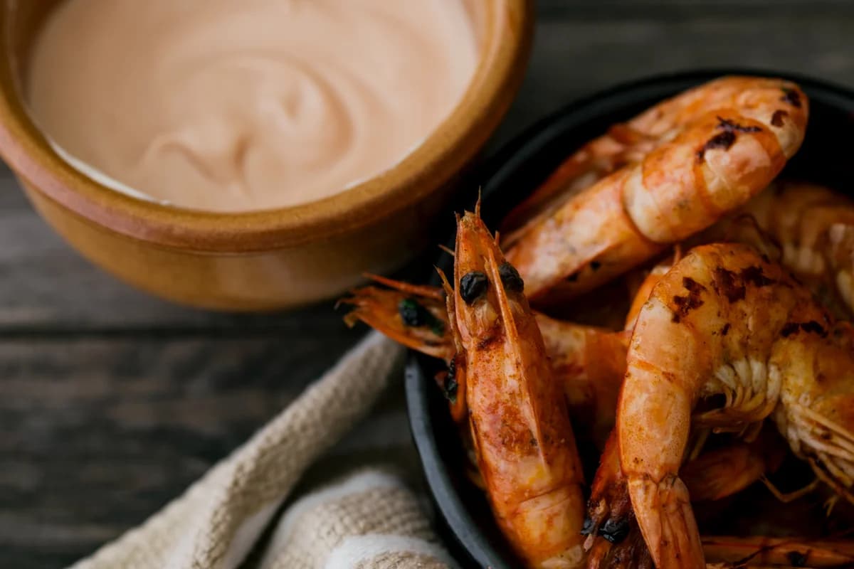 Crevettes Cajun Grillées avec Sauce Épicée