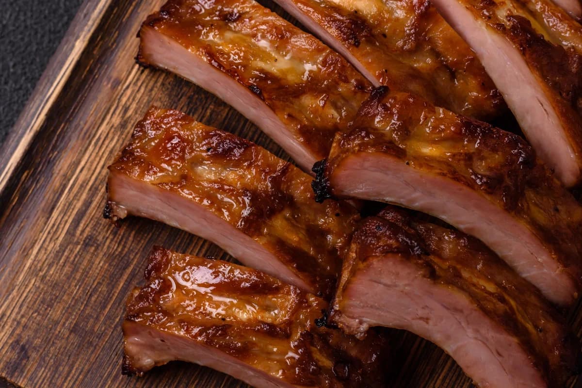 Côtes de porc fumées simples