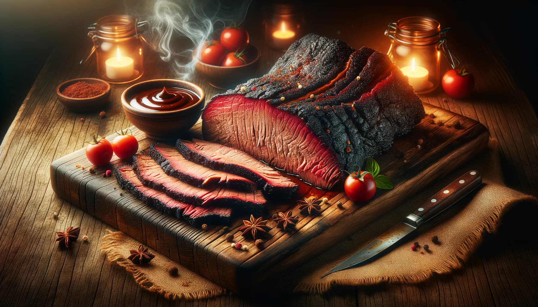 Brisket BBQ au café et cacao