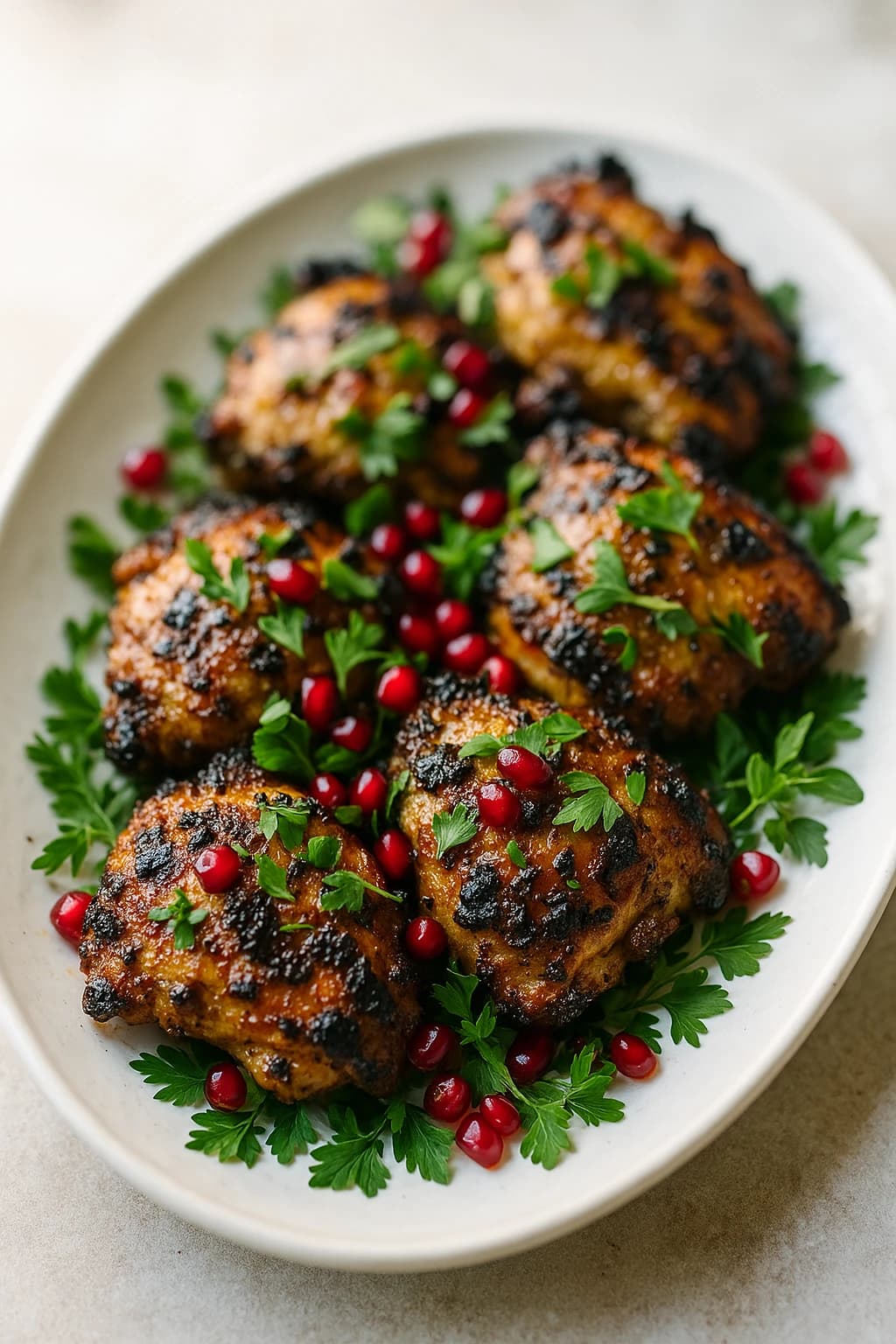 Poulet grillé au yogourt et zaatar