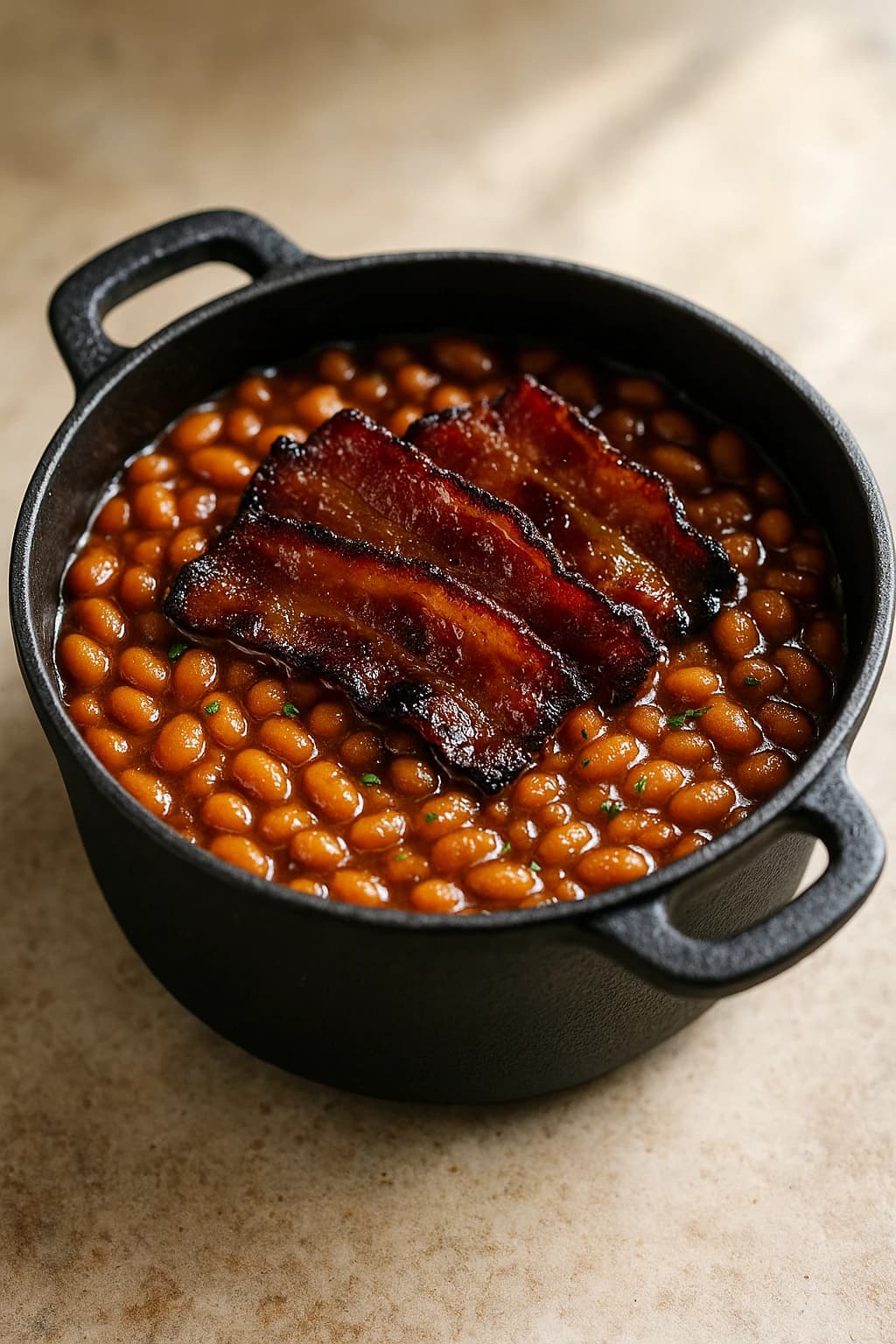 Fèves au lard fumées à l'érable