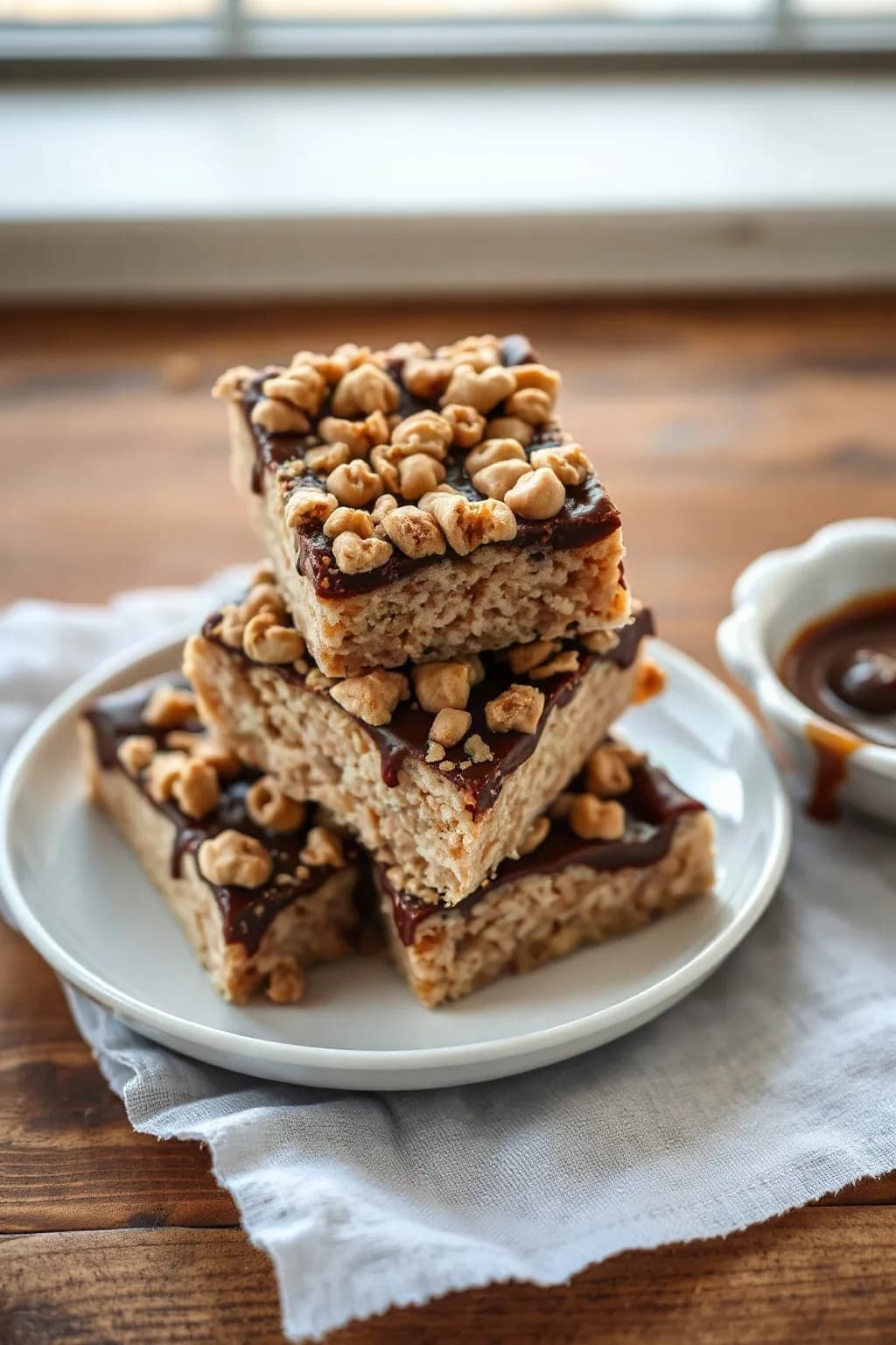 Easy Puffed Wheat Cake