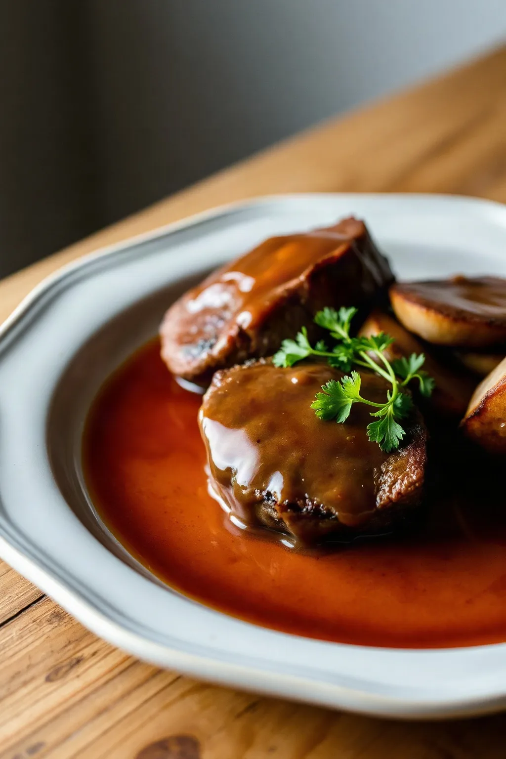Medallones de Res con Salsa Caramelizada