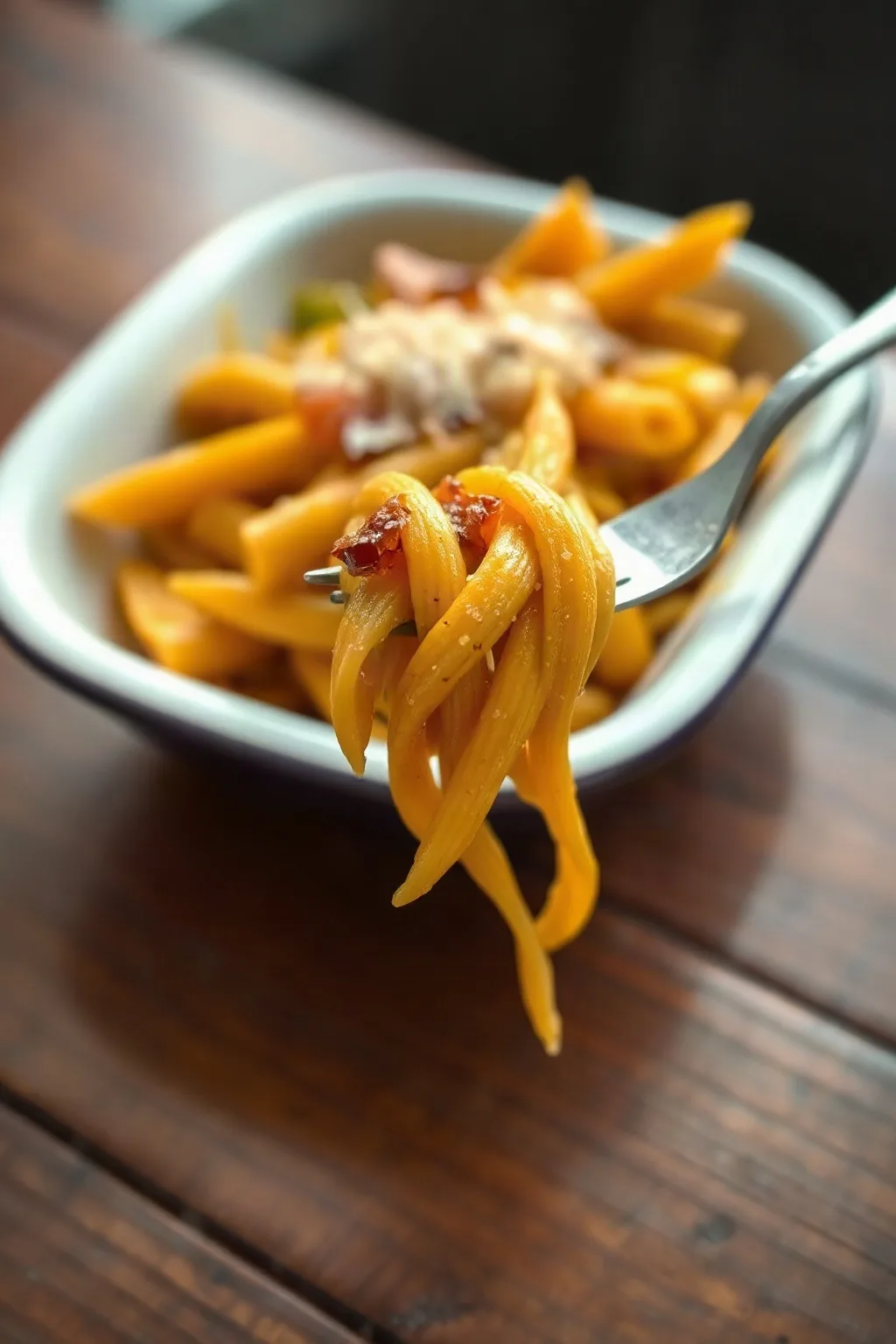 Penne al Curry y Maple: Un Delicioso Placer