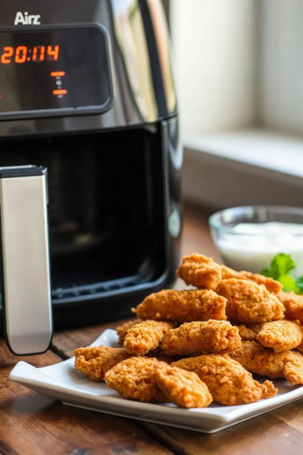 Crispy Air Fryer Frozen Chicken Strips