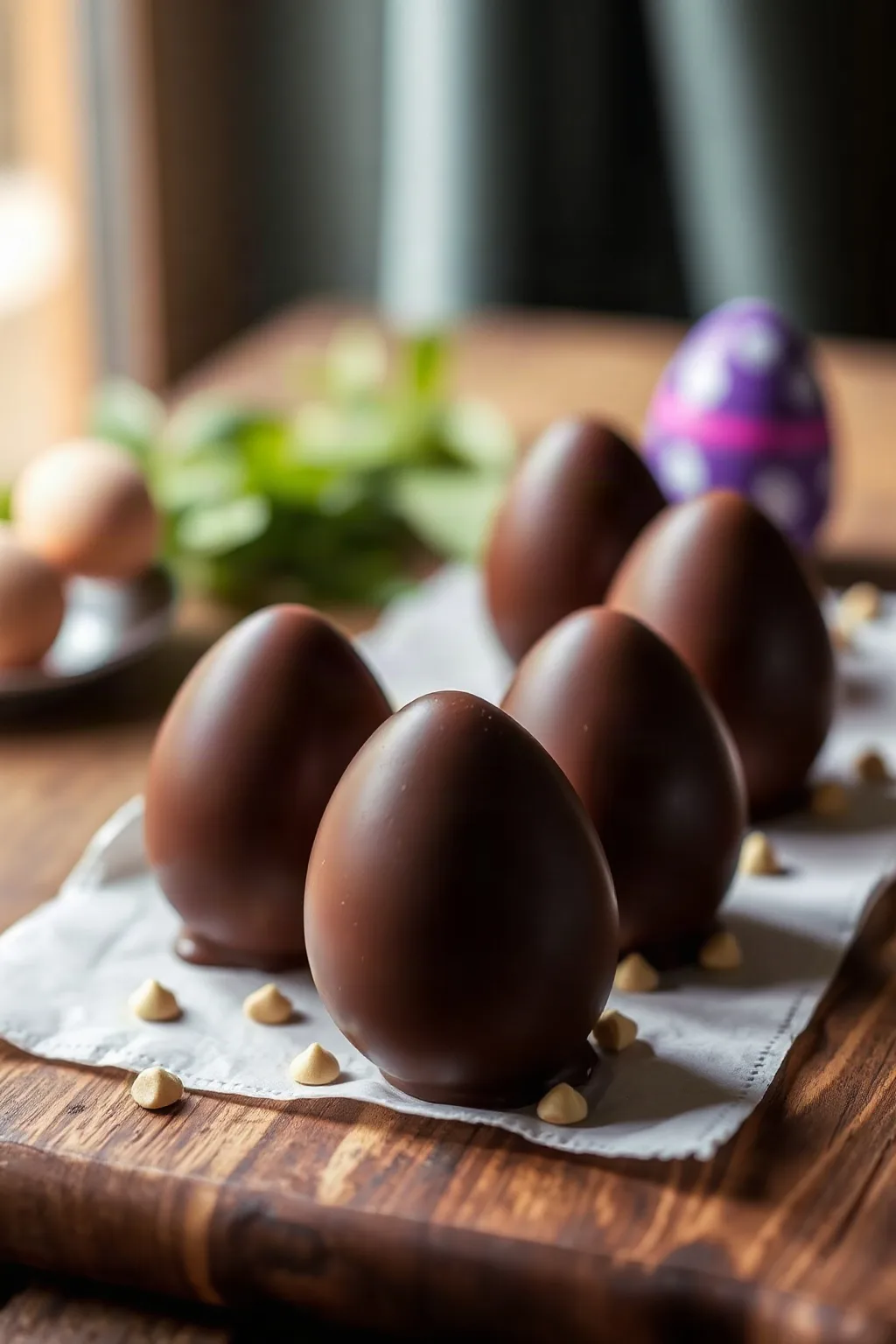 Decadent Chocolate Covered Easter Eggs