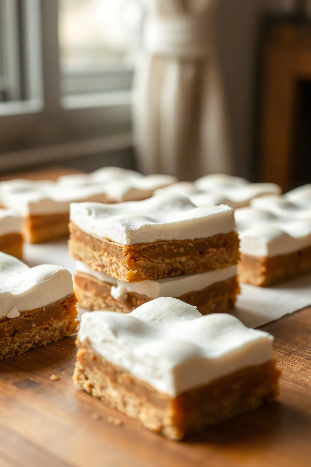 Classic Peanut Butter Marshmallow Squares