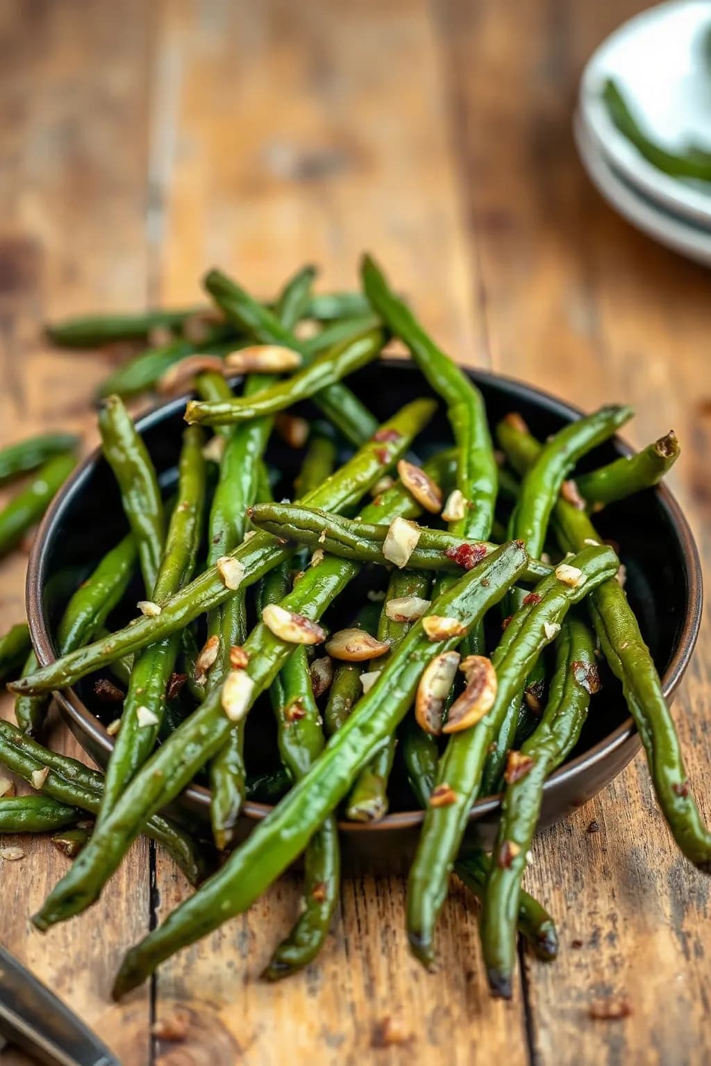 Easy Garlic Green Beans
