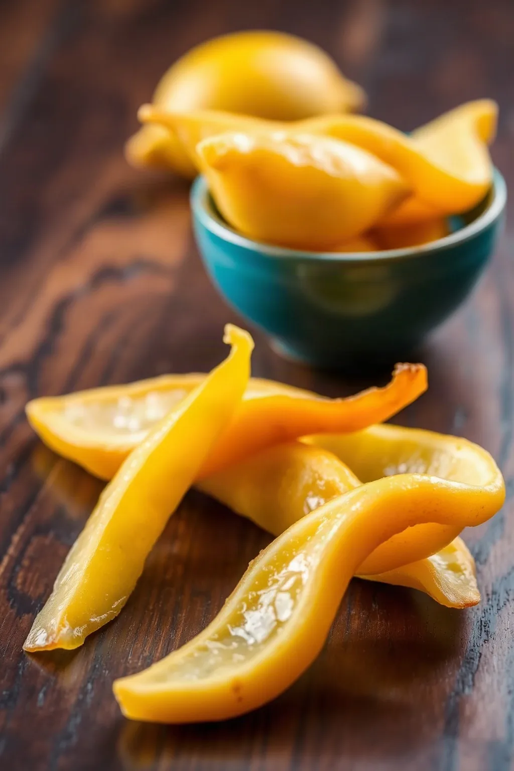 Candied Lemon Peel: Sweet and Tangy Treat