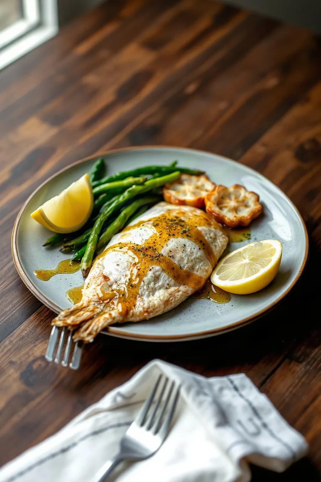 Pescado Basa o Swai con Dijon Dulce