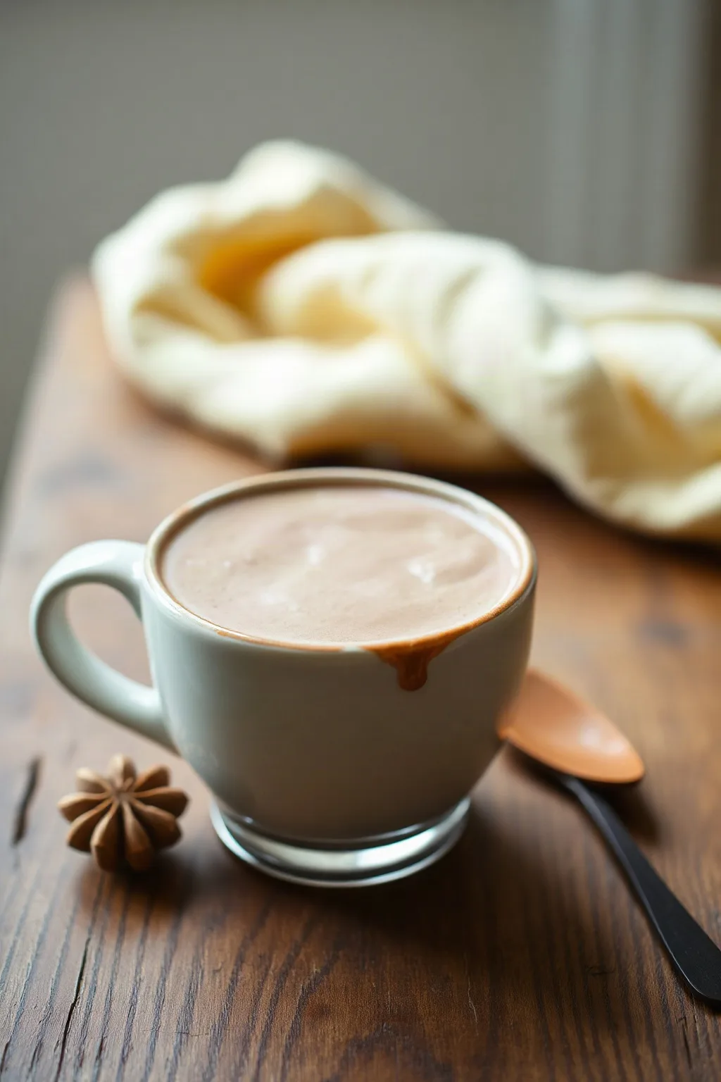 Simplest Hot Chocolate with Maple Syrup