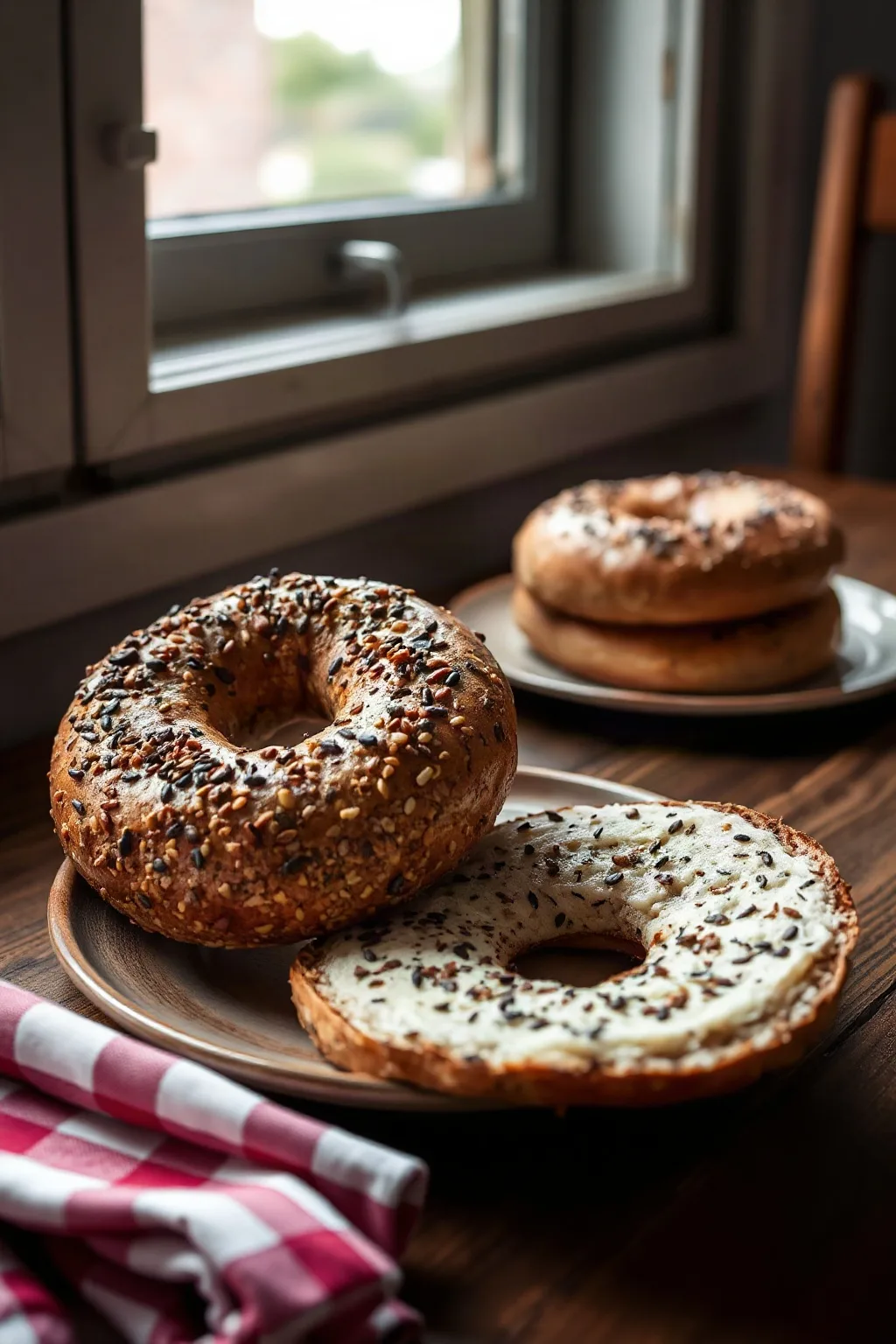 Homemade Multigrain Bagels