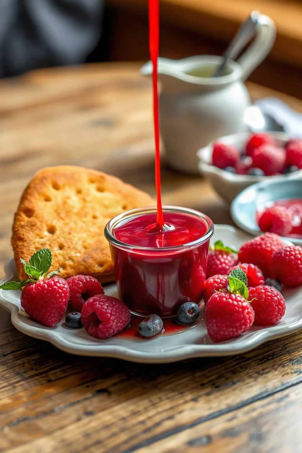 Fresh Raspberry Sauce for Desserts