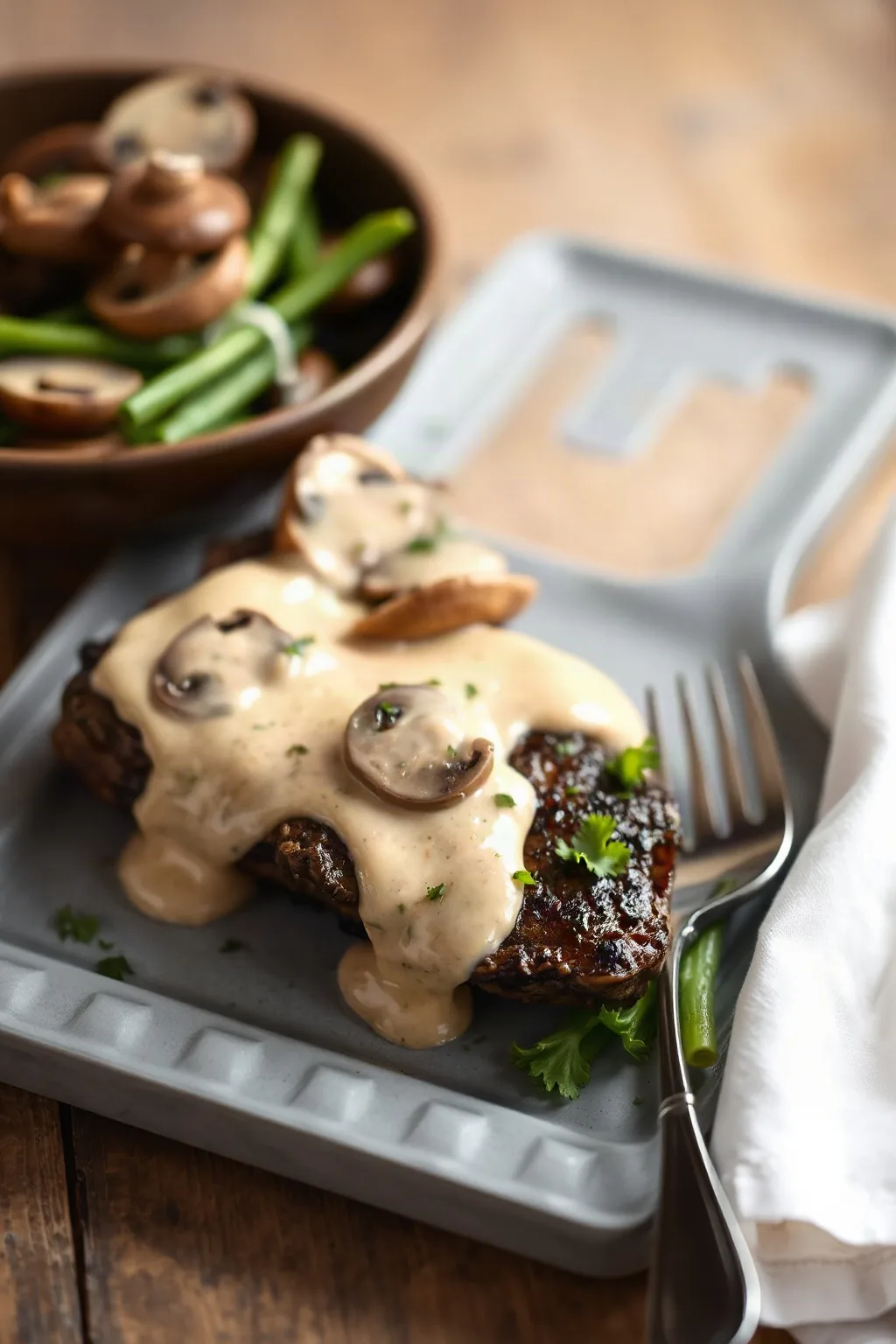 Creamy Mushroom Sauce for Steak