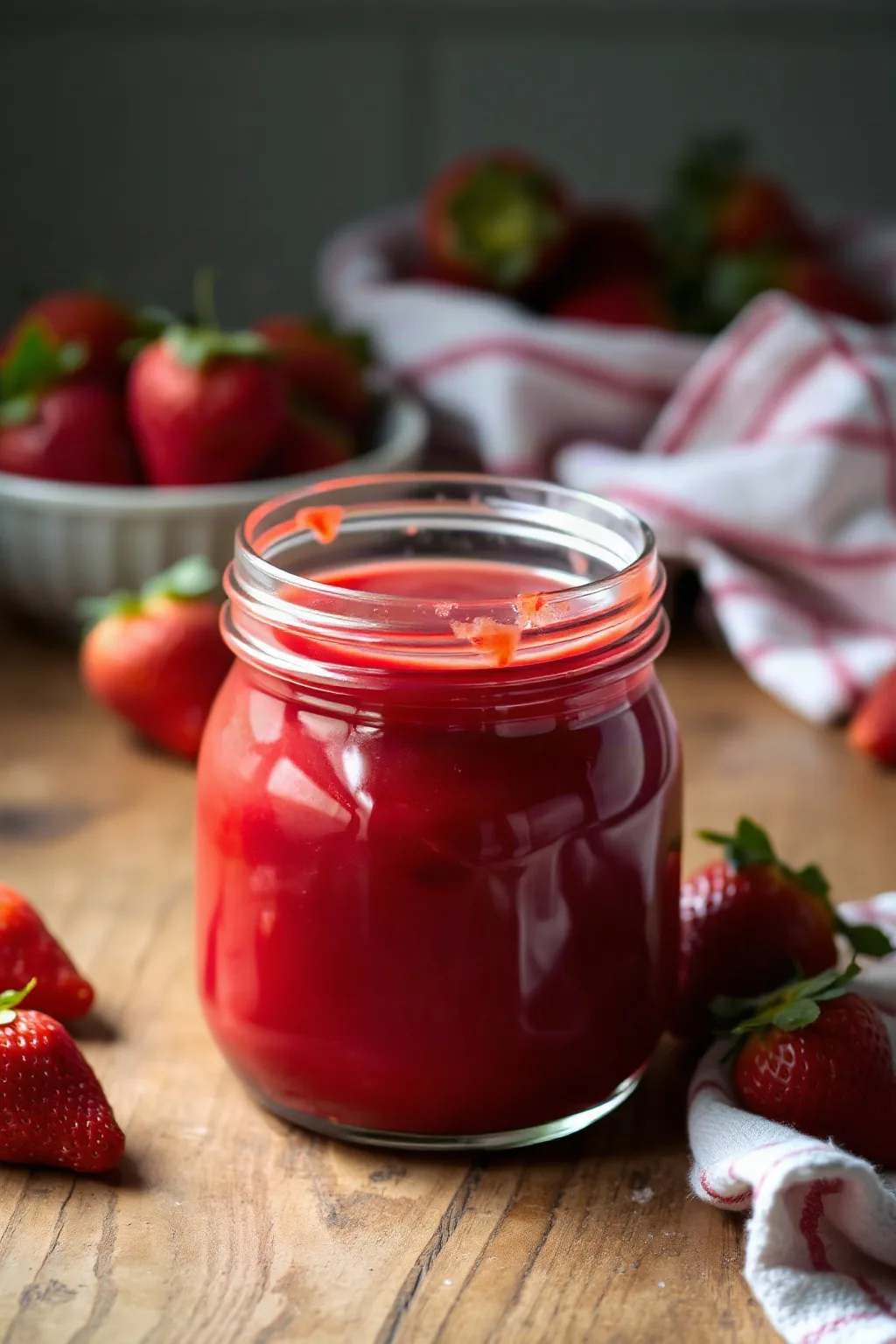 Homemade Strawberry Puree