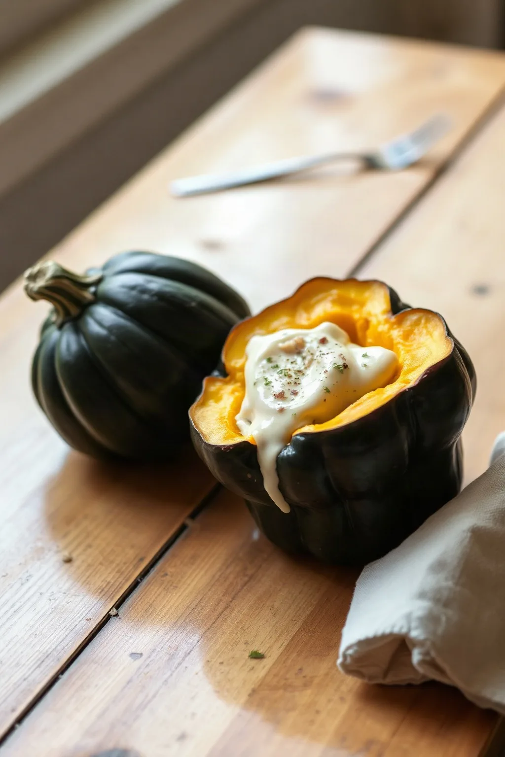 Perfectly Cooked Microwave Acorn Squash
