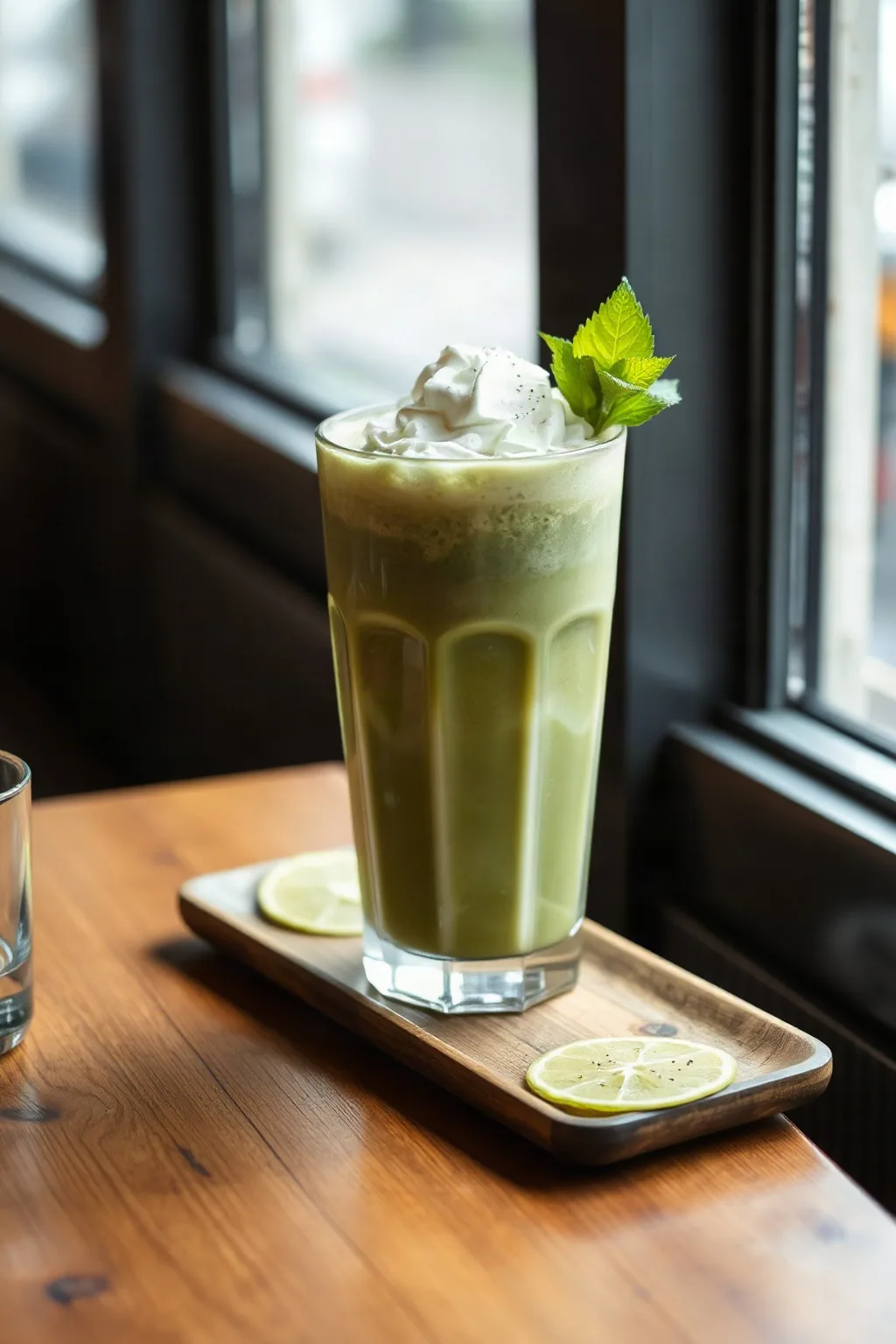 Frappuccino au thé vert matcha délicieux
