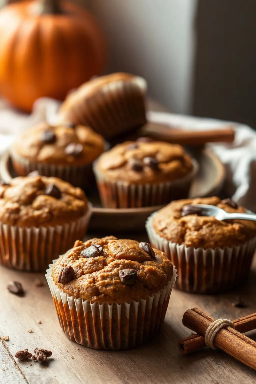 Delicious Autumn Muffins with Spices