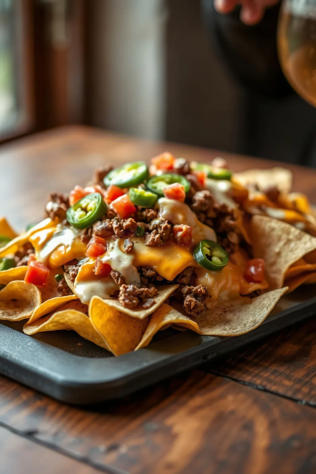 Nachos Clásicos de Estilo Pub
