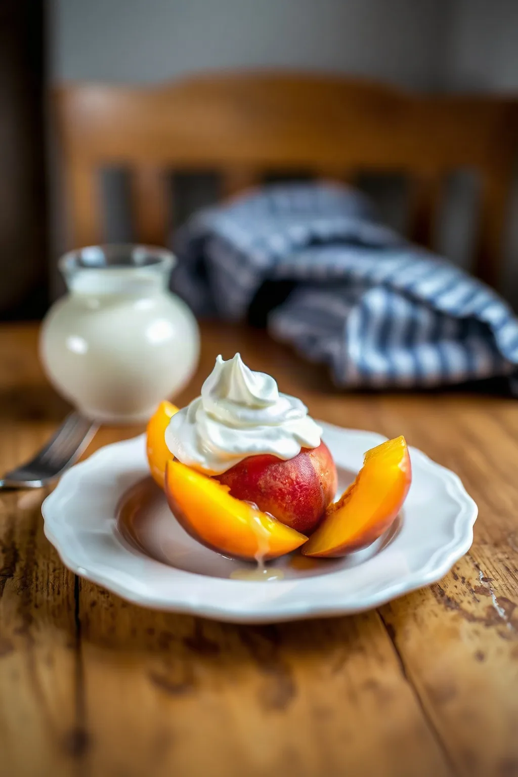 Peaches and Cream: A Literal Delight