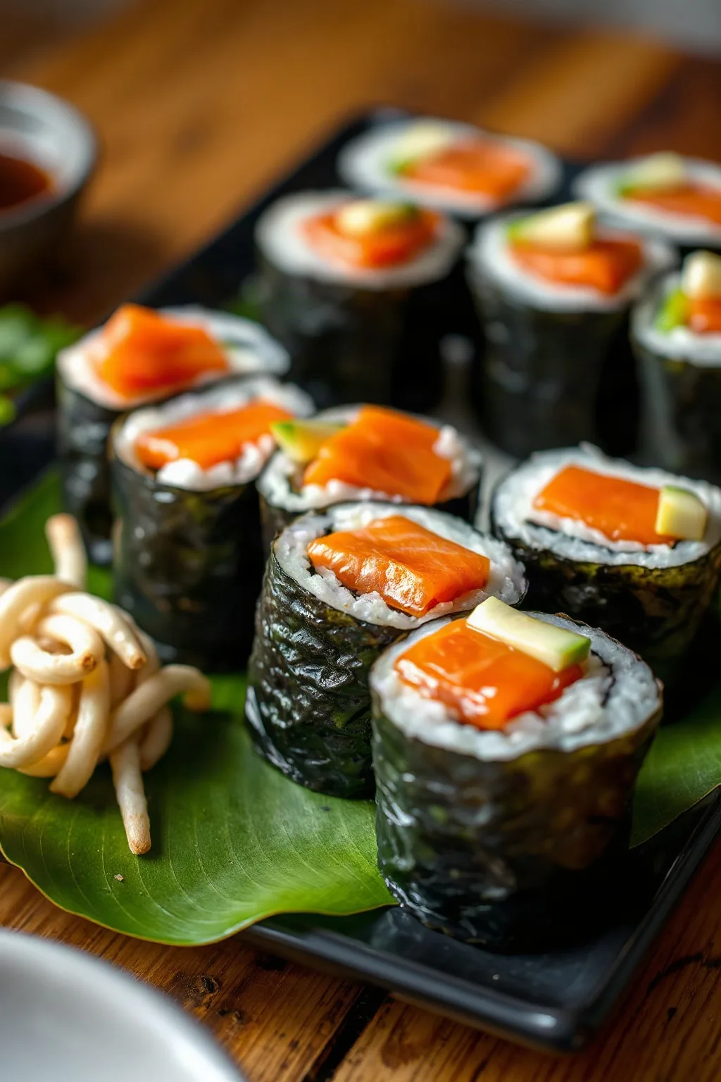 Rollos Maki de Salmón Picante