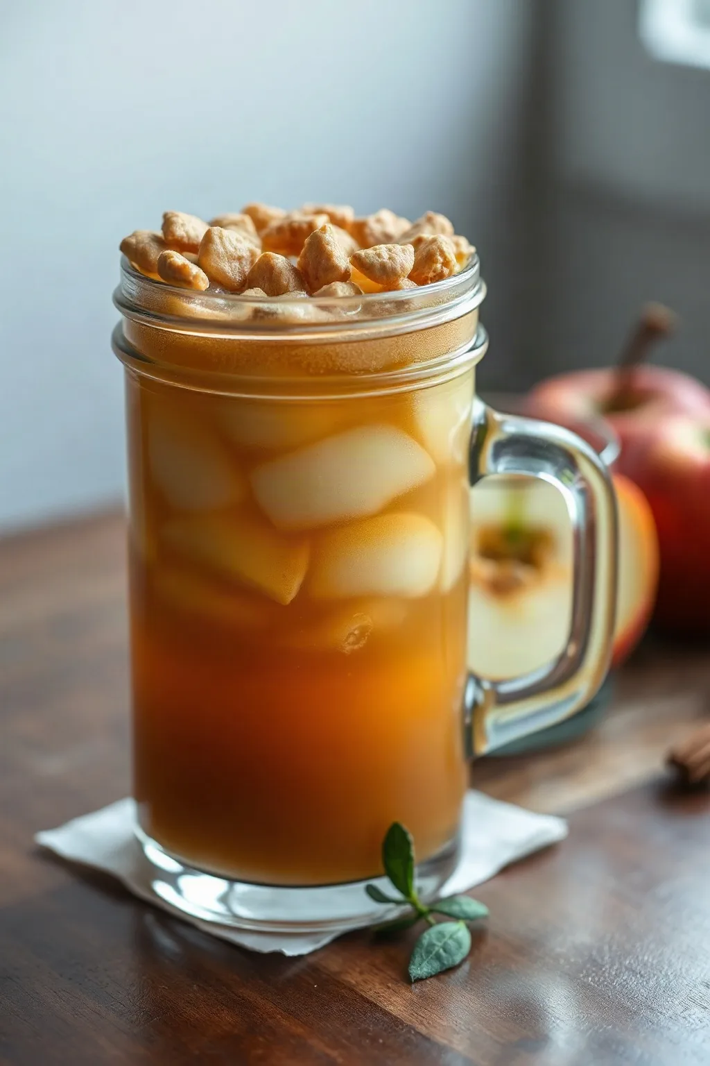Apple Pie in a Jar Drink
