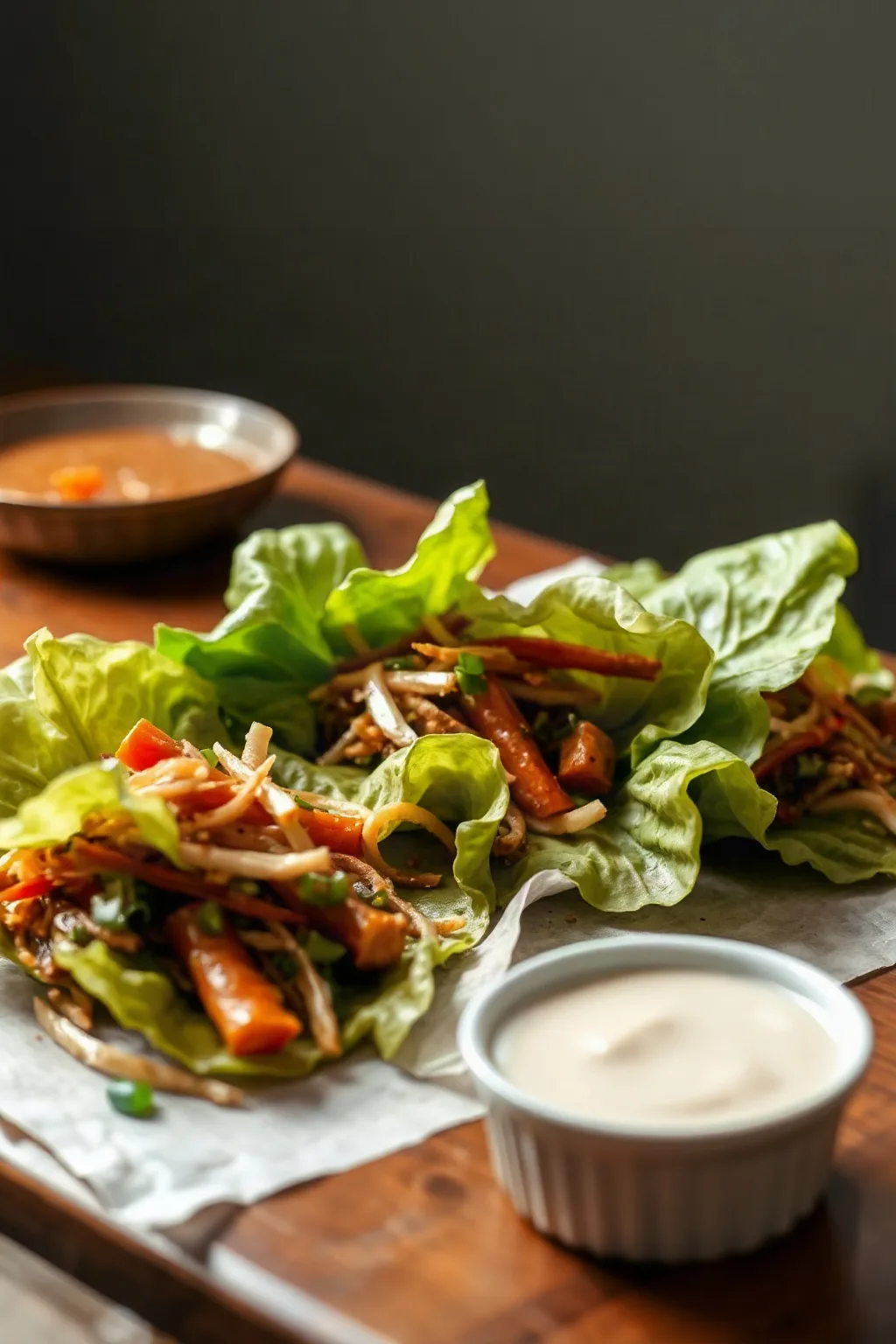 Quick Asian Lettuce Wraps