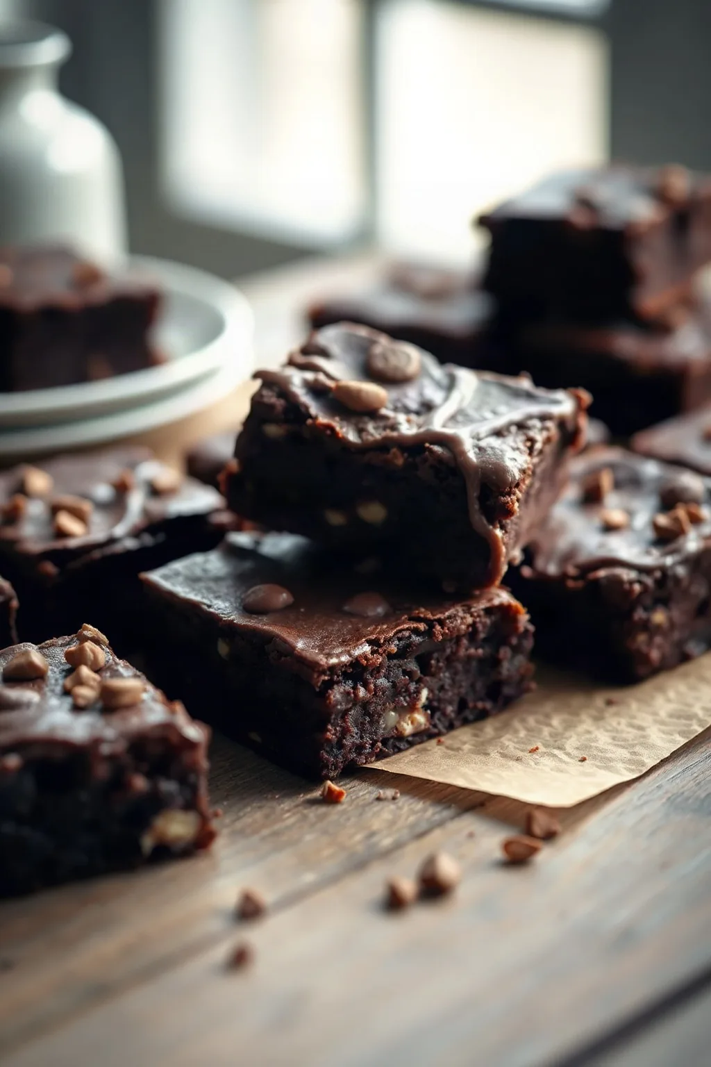 Rich and Fudgy Vegan Brownies
