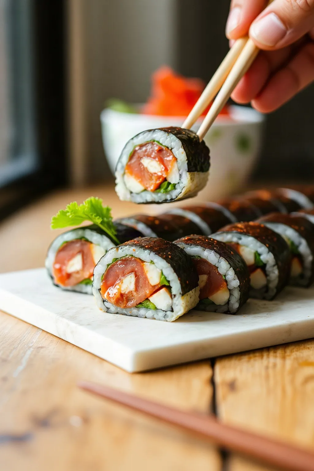 Spicy Tuna Sushi Roll: A Zesty Delight