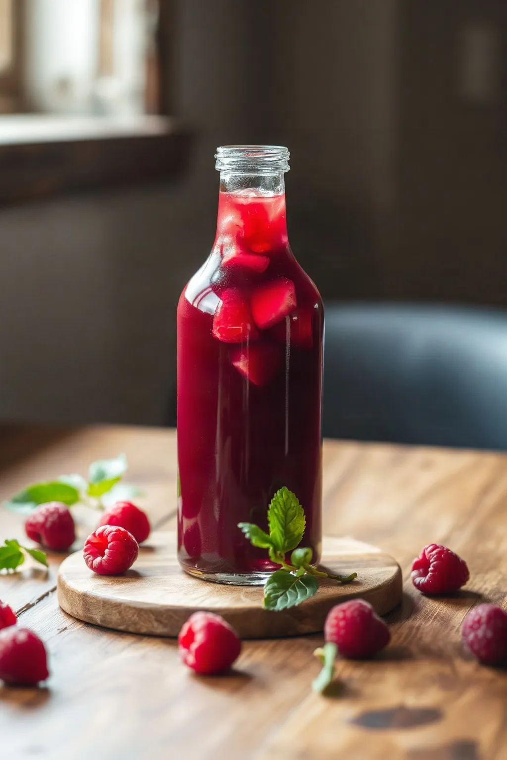 Homemade Raspberry Syrup for Drinks
