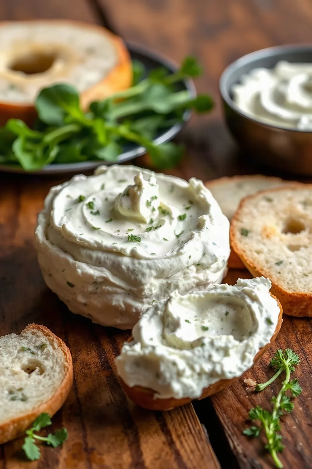 Homemade Garlic and Herb Cream Cheese