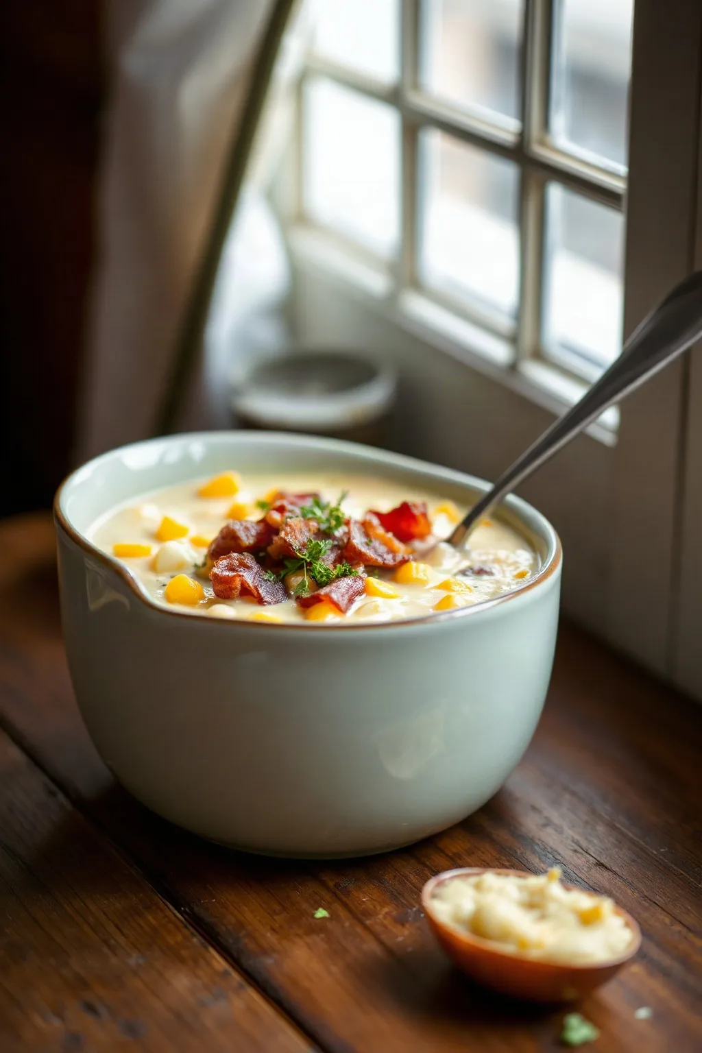 Classic Potato Bacon and Corn Chowder