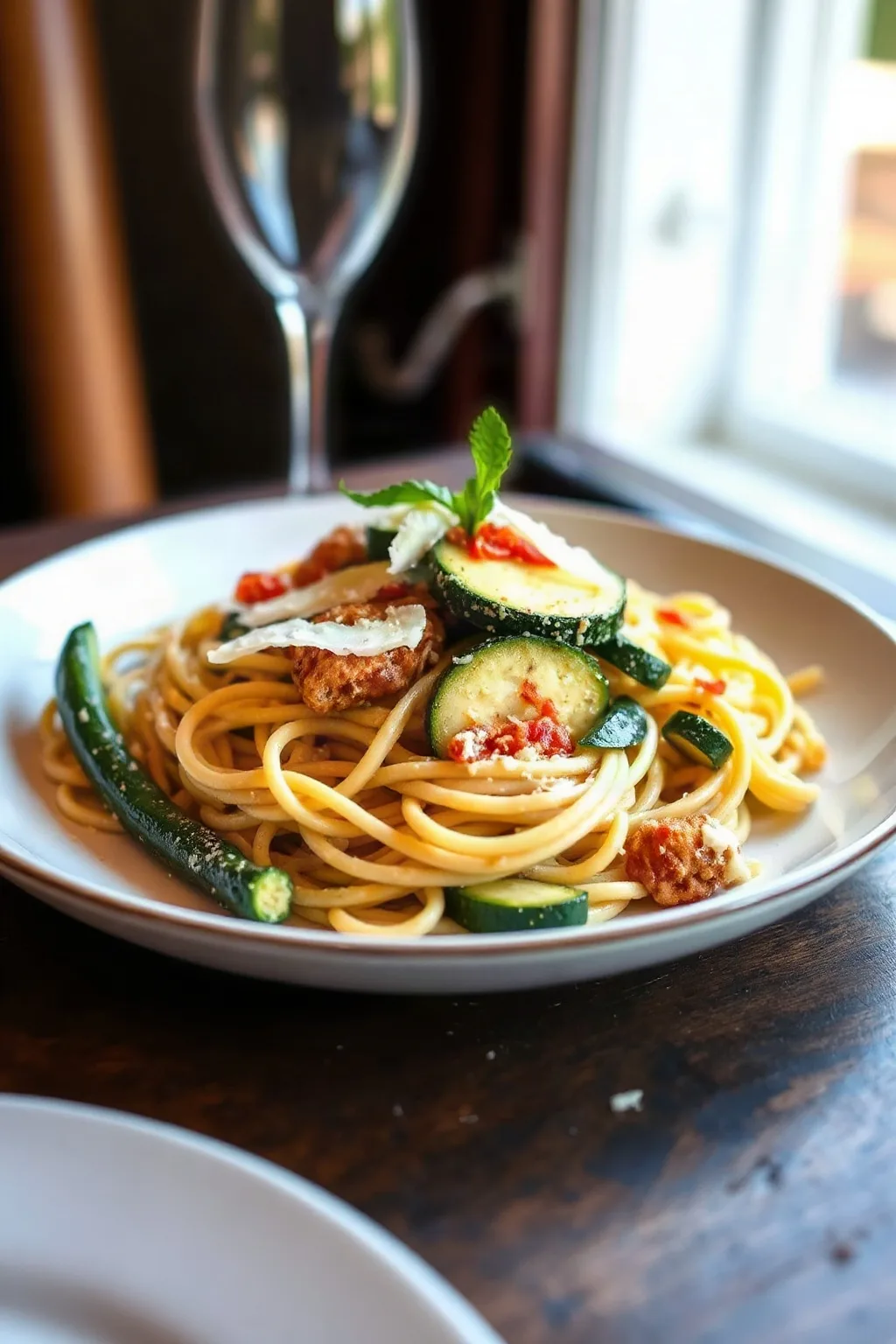 Spaghetti aux Courgettes à la Nerano