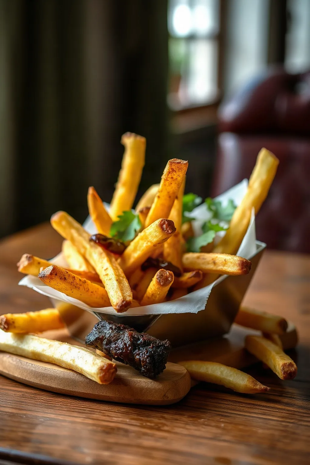 Crispy Duck Fat Steak Fries