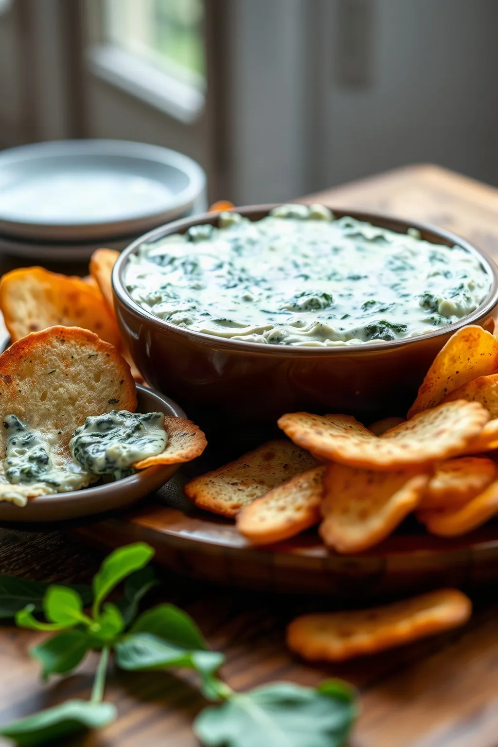 Creamy Cheesy Spinach Dip