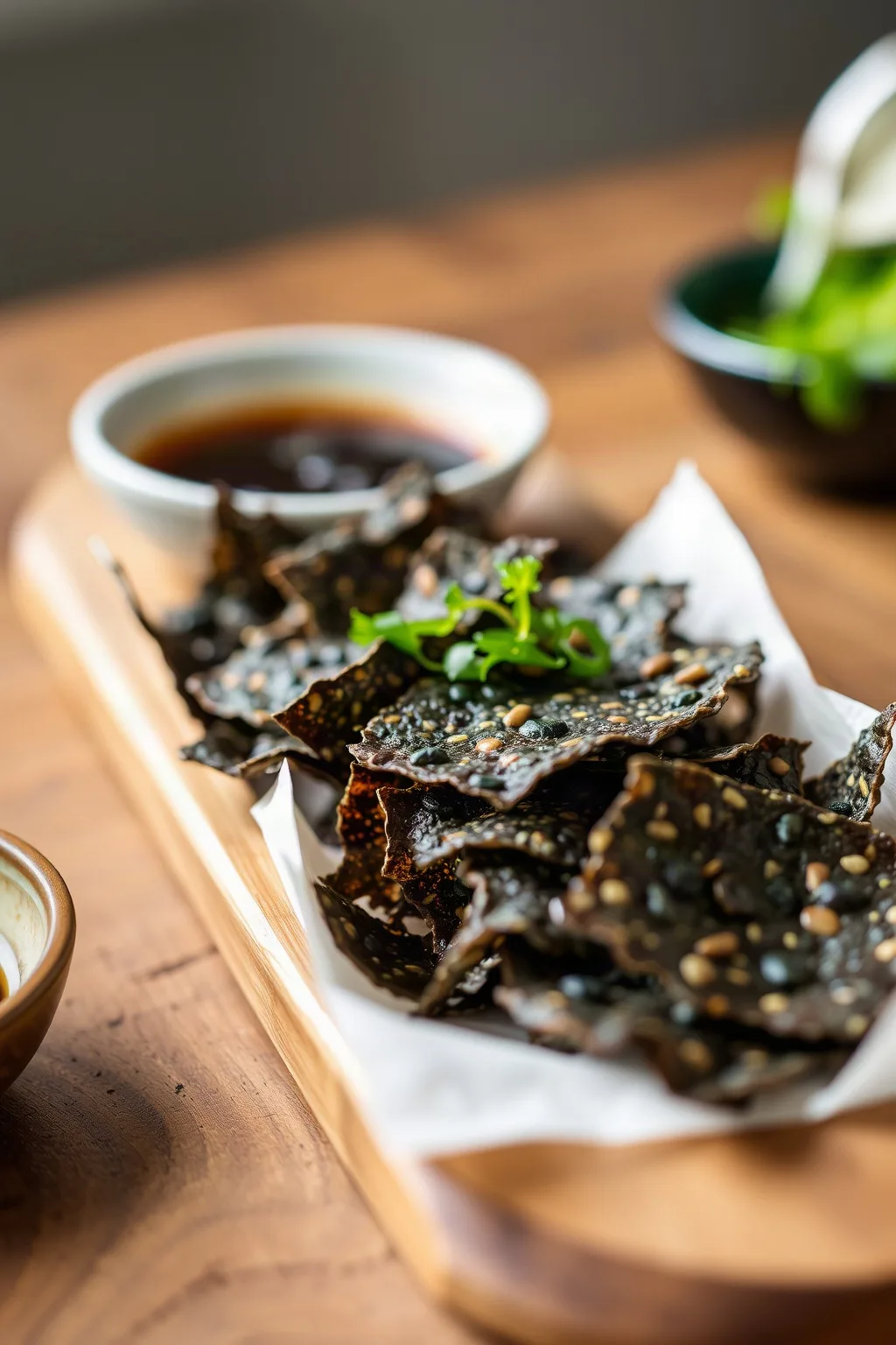 Crispy Nori Chips for a Savoury Snack