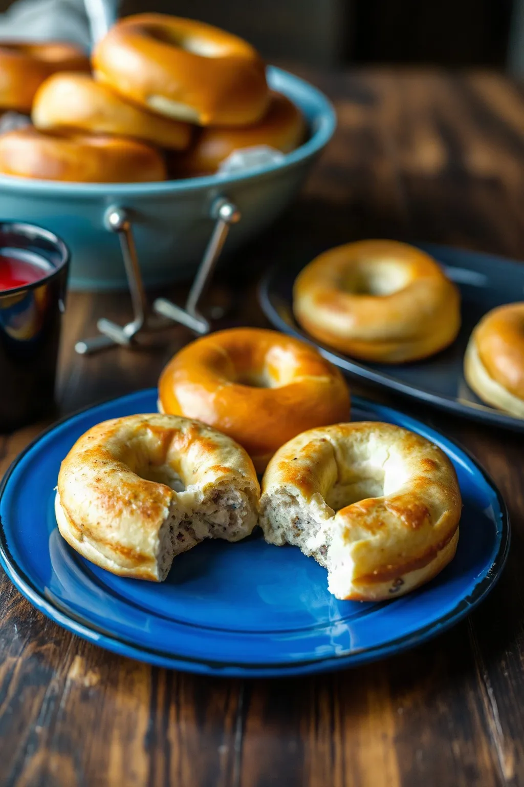 Two Ingredient Air Fryer Bagels
