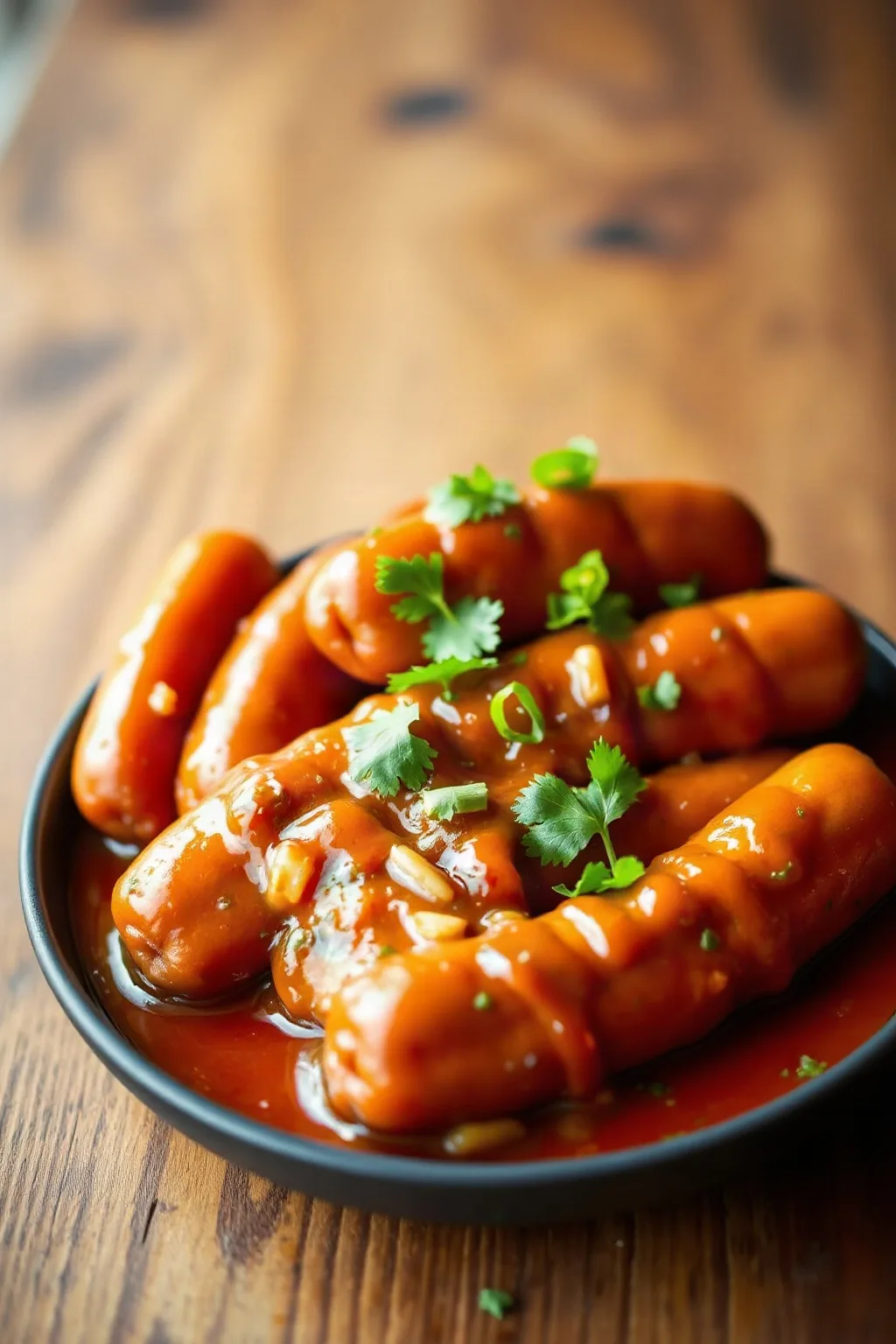 Saucisses Cocktail Classiques dans une Sauce Piquante