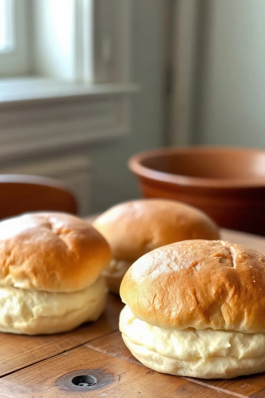 Soft N Fluffy Hamburger Buns Recipe