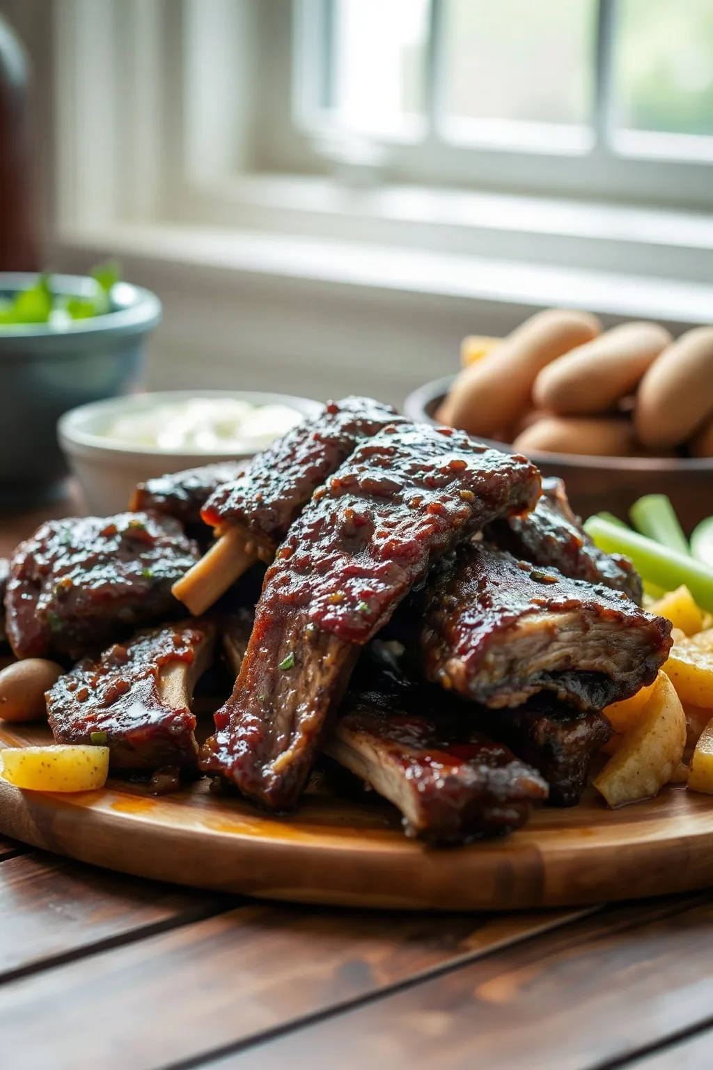 Slow Cooker Potluck Spareribs