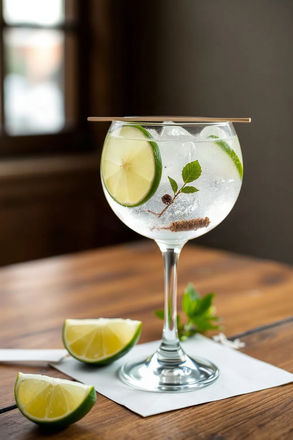 Juniper Lime Gin and Tonic