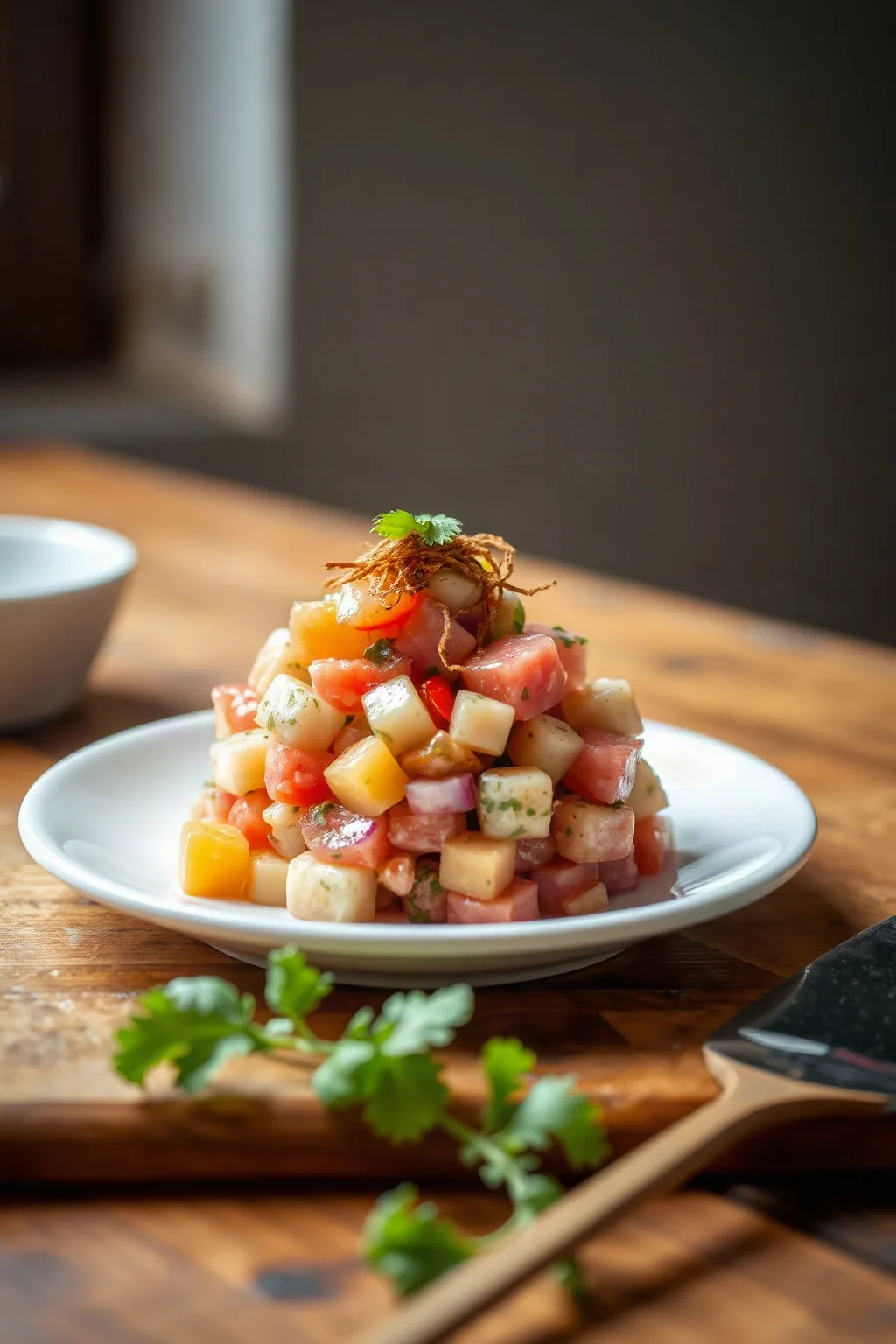 Poke Ahi de Base: Délice à la Hawaïenne