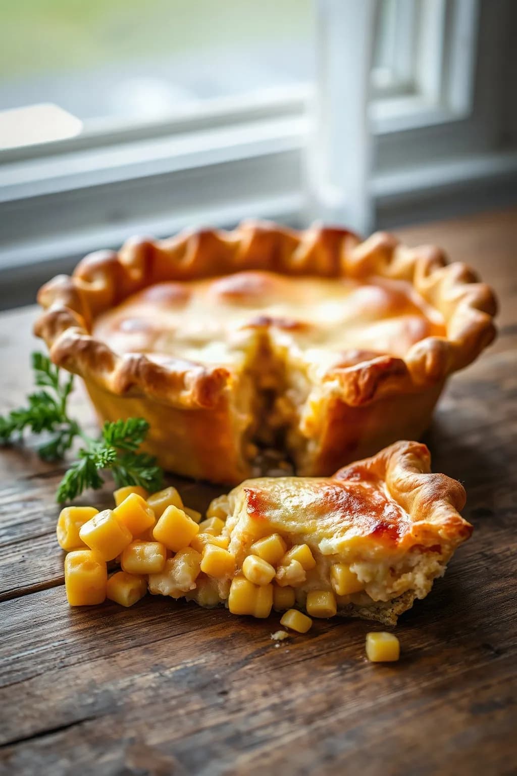 Authentic Pennsylvania Dutch Corn Pie